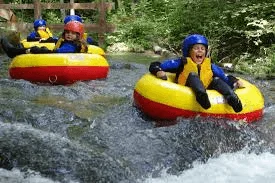 Water tubing safety gear including USCG approved life vest