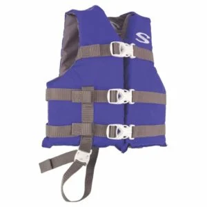 Close-up of heavy duty springless bounce mat on inflatable water trampoline