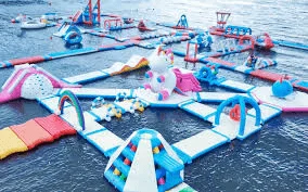 Inflatable banana boat style water tube towable