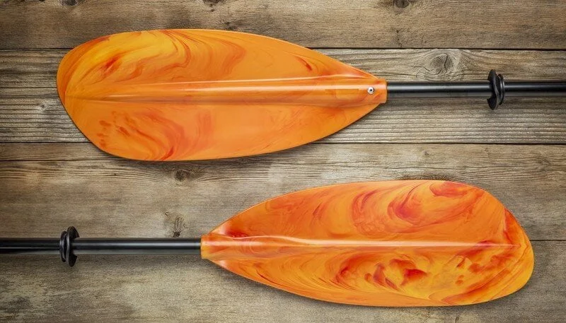 Essential kayak fishing accessories including paddle leash and safety gear