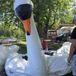Swan Pool Floats - Inflatable Islands