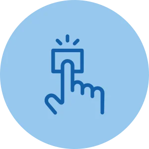 Product selection icon for choosing inflatable water park modules