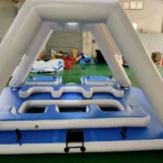 A large inflatable floating object