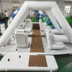 E-Go Shoreline Explorer electric propulsion inflatable boat for marine leisure.