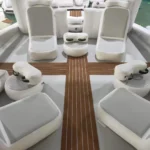 Electric propulsion inflatable cruiser for shoreline exploration and lake travel.