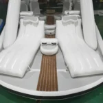Electric propulsion inflatable cruiser for lake and shoreline exploration.