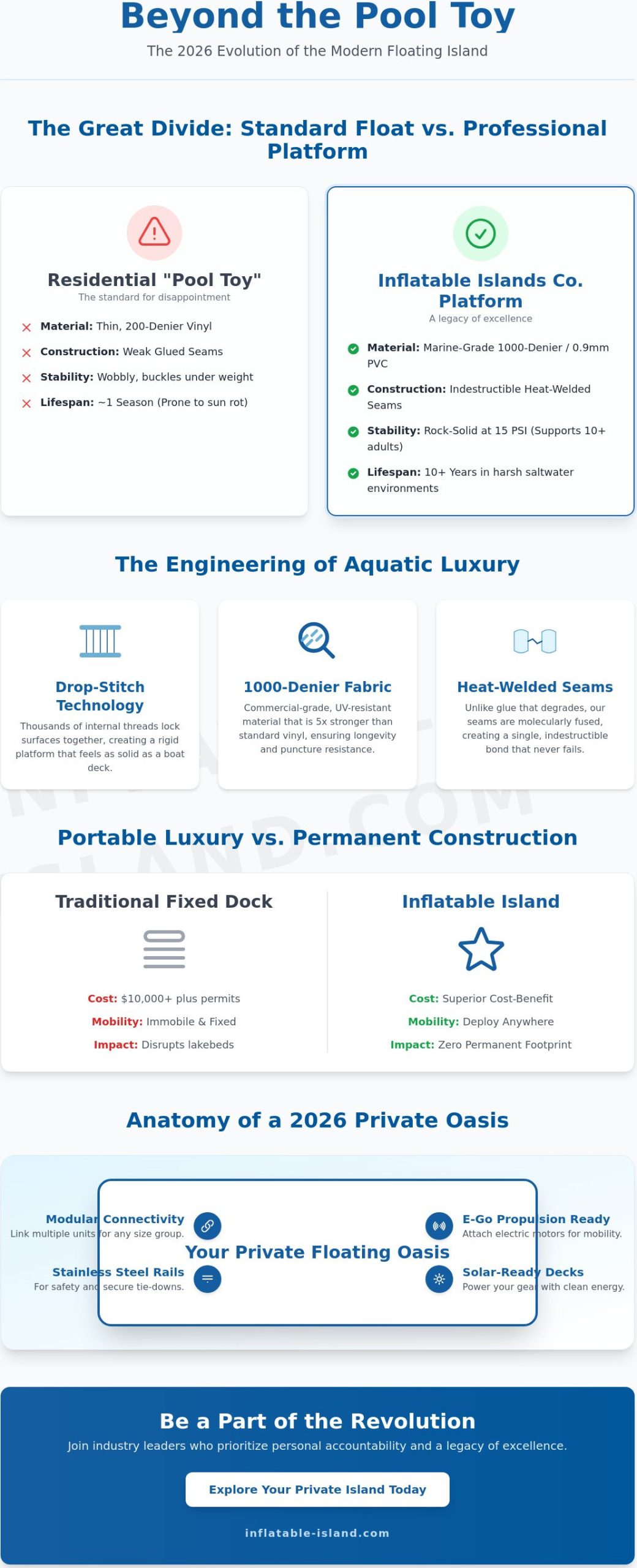 Inflatable Island vs. Speed Boat: The Water Lover’s Choice