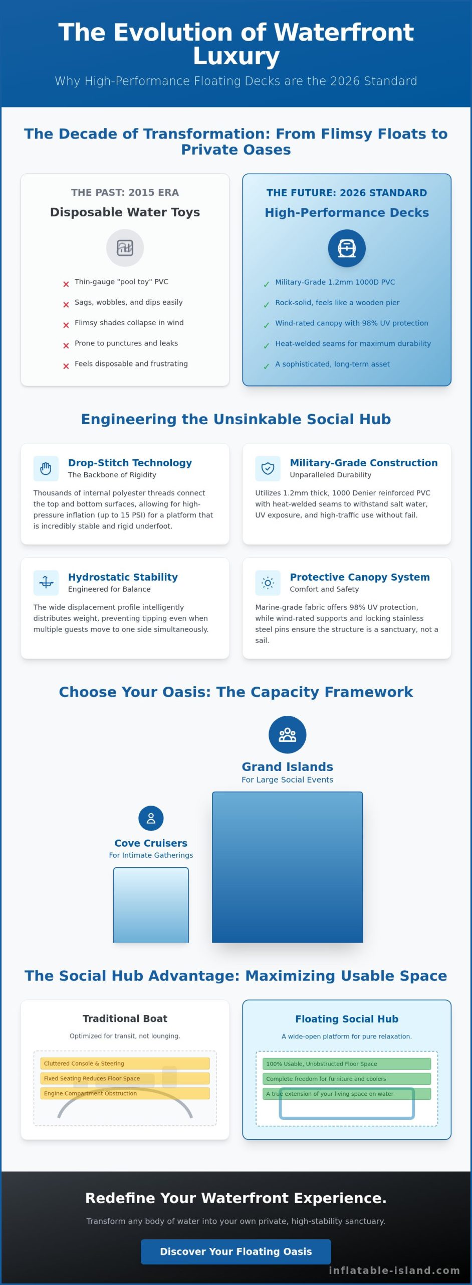 The Ultimate Guide to Choosing a Floating Party Deck with Canopy in 2026
