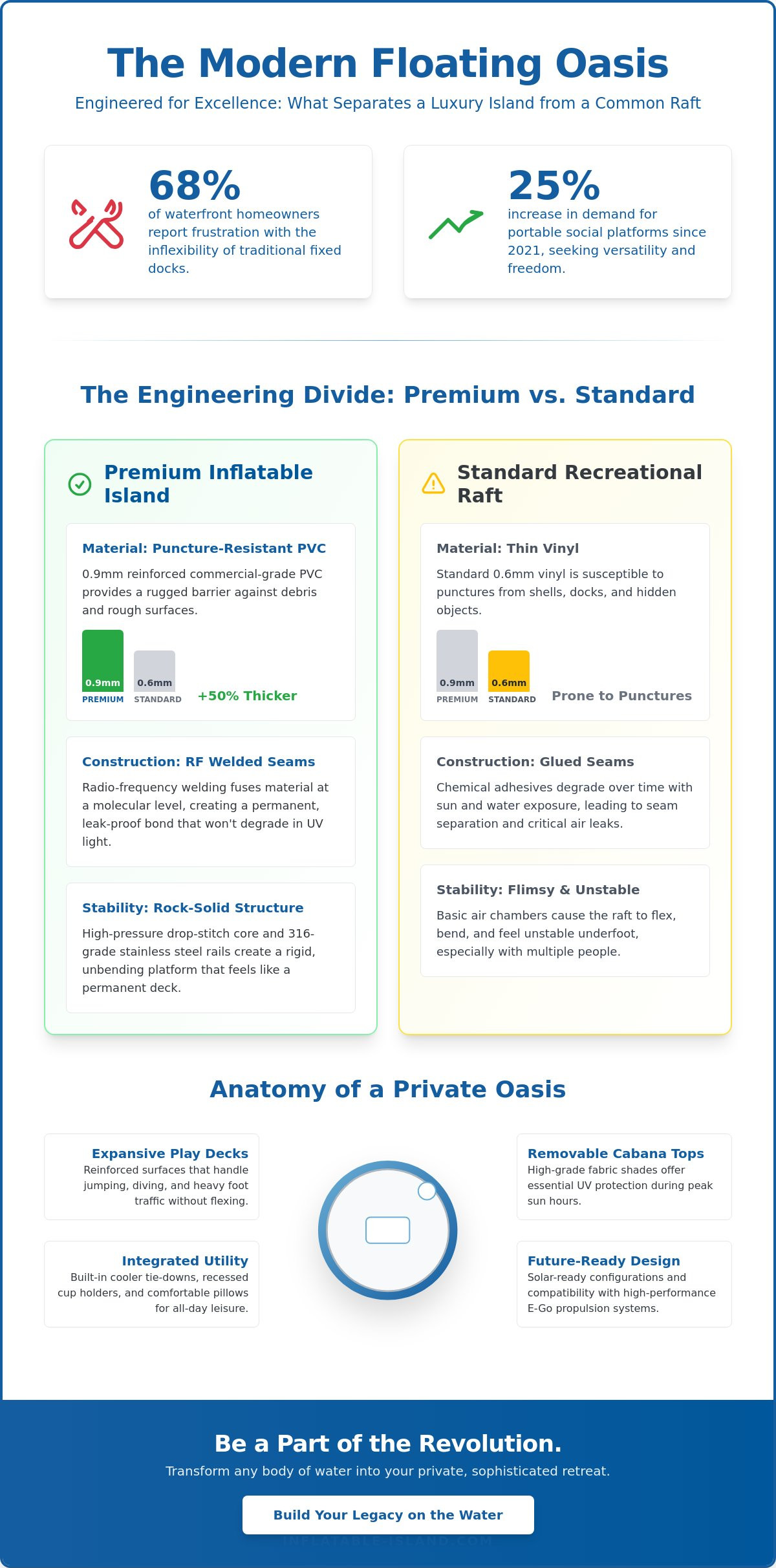 The Ultimate Inflatable Floating Party Island Cabana For You