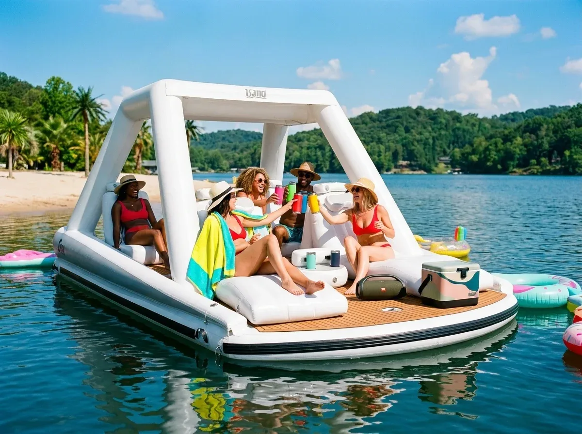 Inflatable Electric Boat: Quiet Luxury You Can Carry - Inflatable Island Float