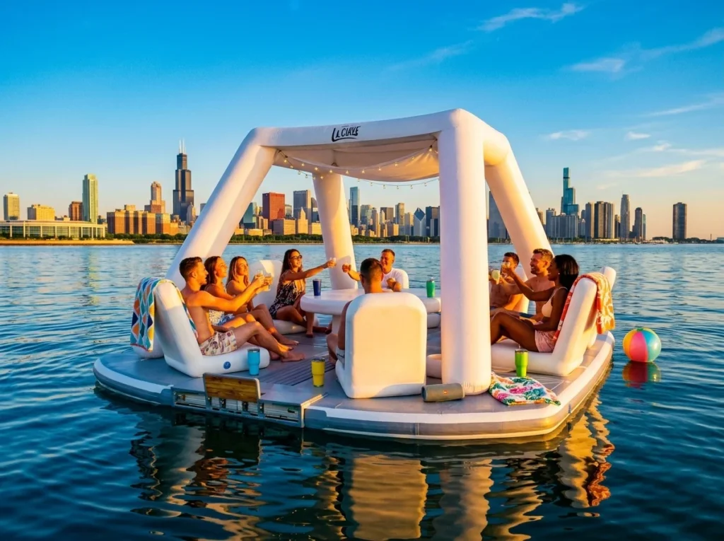 Conceptual featured image for inflatable watercraft and summer lake activities.