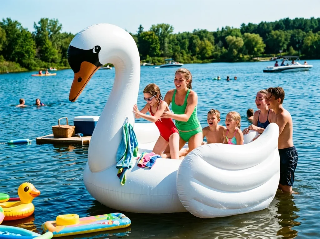Featured image for inflatable marine products and floating dock articles.