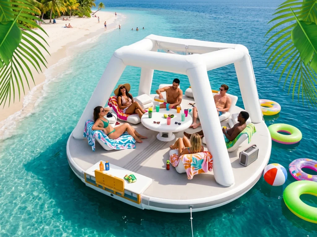 Conceptual featured image for inflatable watercraft and ocean adventure blog posts.