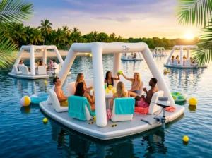 watching sunsets in an Inflatable Boats That families Remember