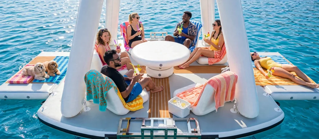 Cruise the shorelines then park in your favorite cove.