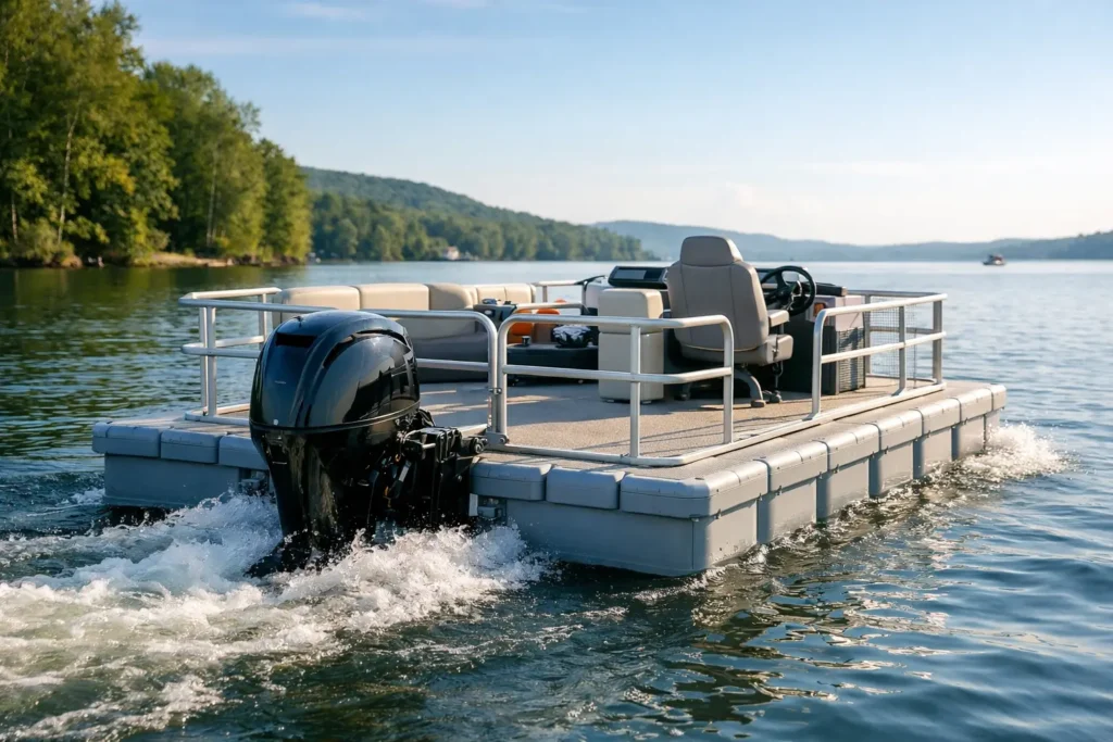 Can Floating Pontoons Use Motors for Cruising?