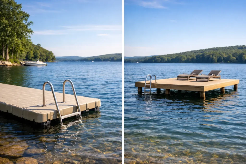 Floating Dock Versus Swim Platform: Which Is Right?