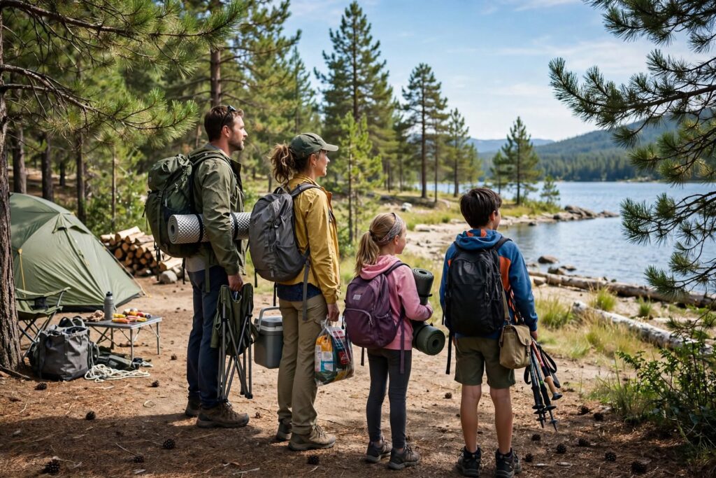 Selecting a beach for your campsite