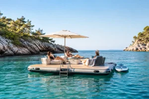 Swim Rafts That Turn Any Cove Into a Retreat